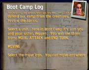 Boot Camp log