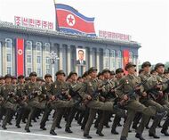 KPA military parade