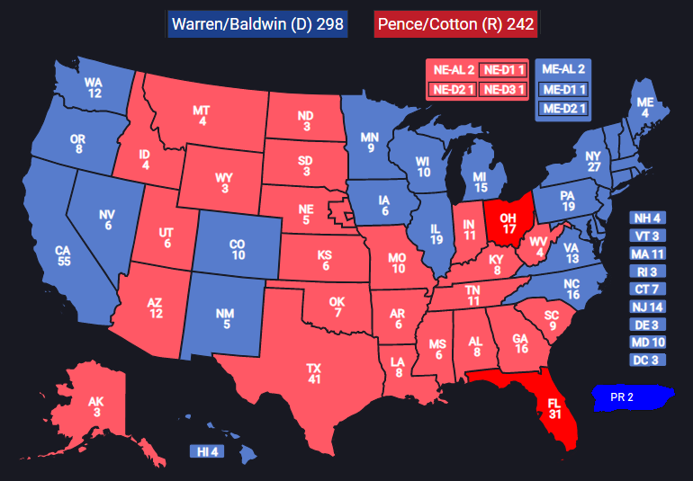 2024 United States presidential election (20/20 Vision Scenario