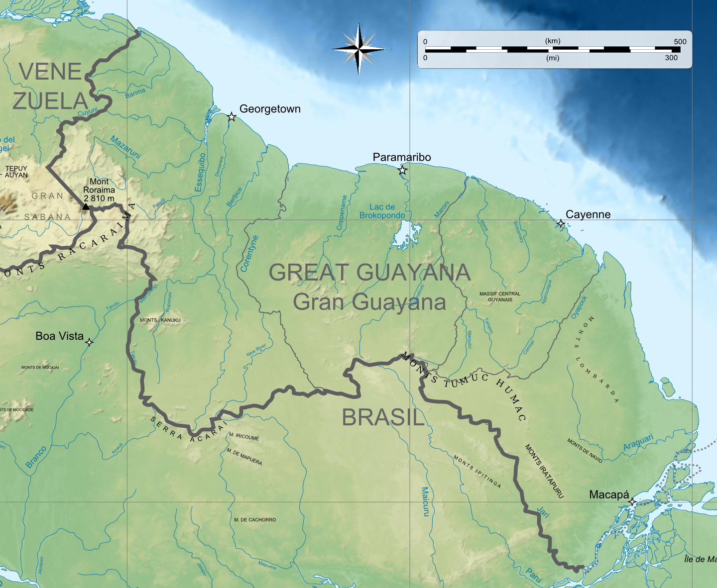 Направление реки ориноко. Река Ориноко на карте. Река Ориноко на карте Южной Америки.