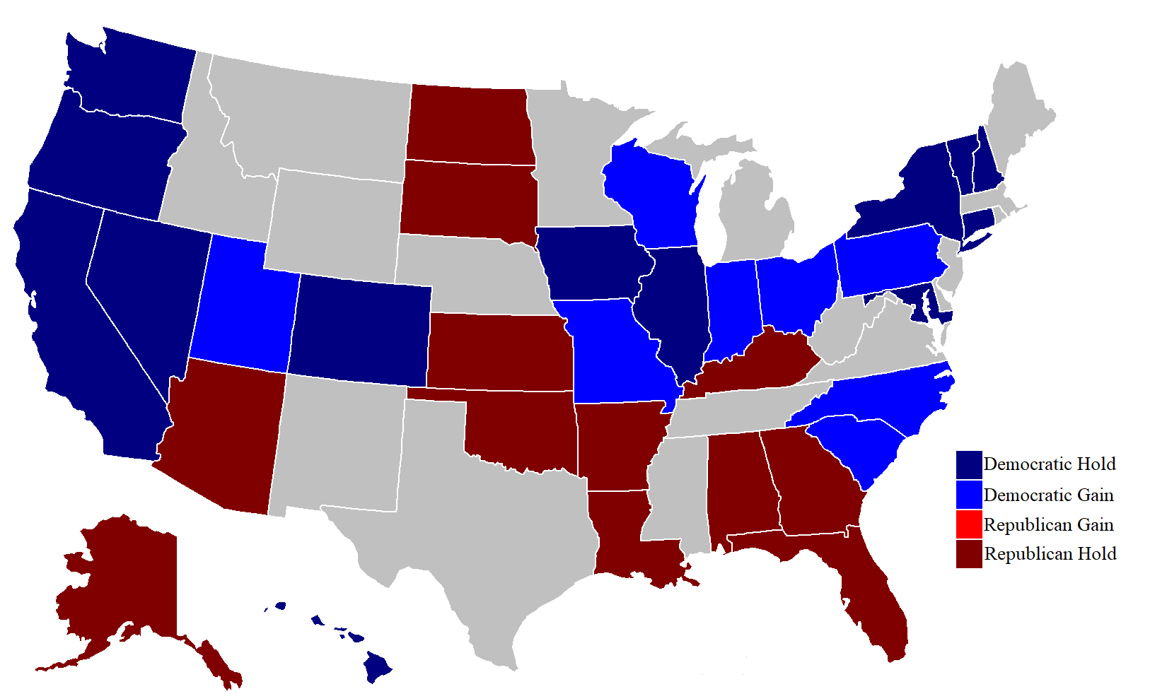 2021 Election Senate Polls By State Map Senate Polls 2012 2287