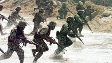 Soldats catalans creuant l'ebre