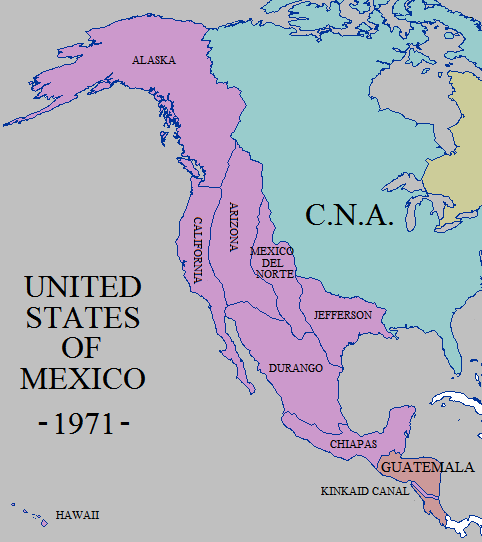 the united states of mexico or usm is a nation that occupies the western and southern areas of the north american continent it was founded in 1820 out