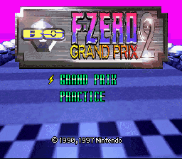 BS F-Zero Grand Prix 2 title screen
