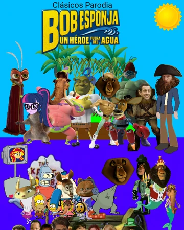 Bob Esponja Un Heroe Fuera Del Agua Gabriel Riquelme Cea Estudios De Parodias Wiki Fandom Deben cargarse como archivos png, aislados en un fondo. bob esponja un heroe fuera del agua
