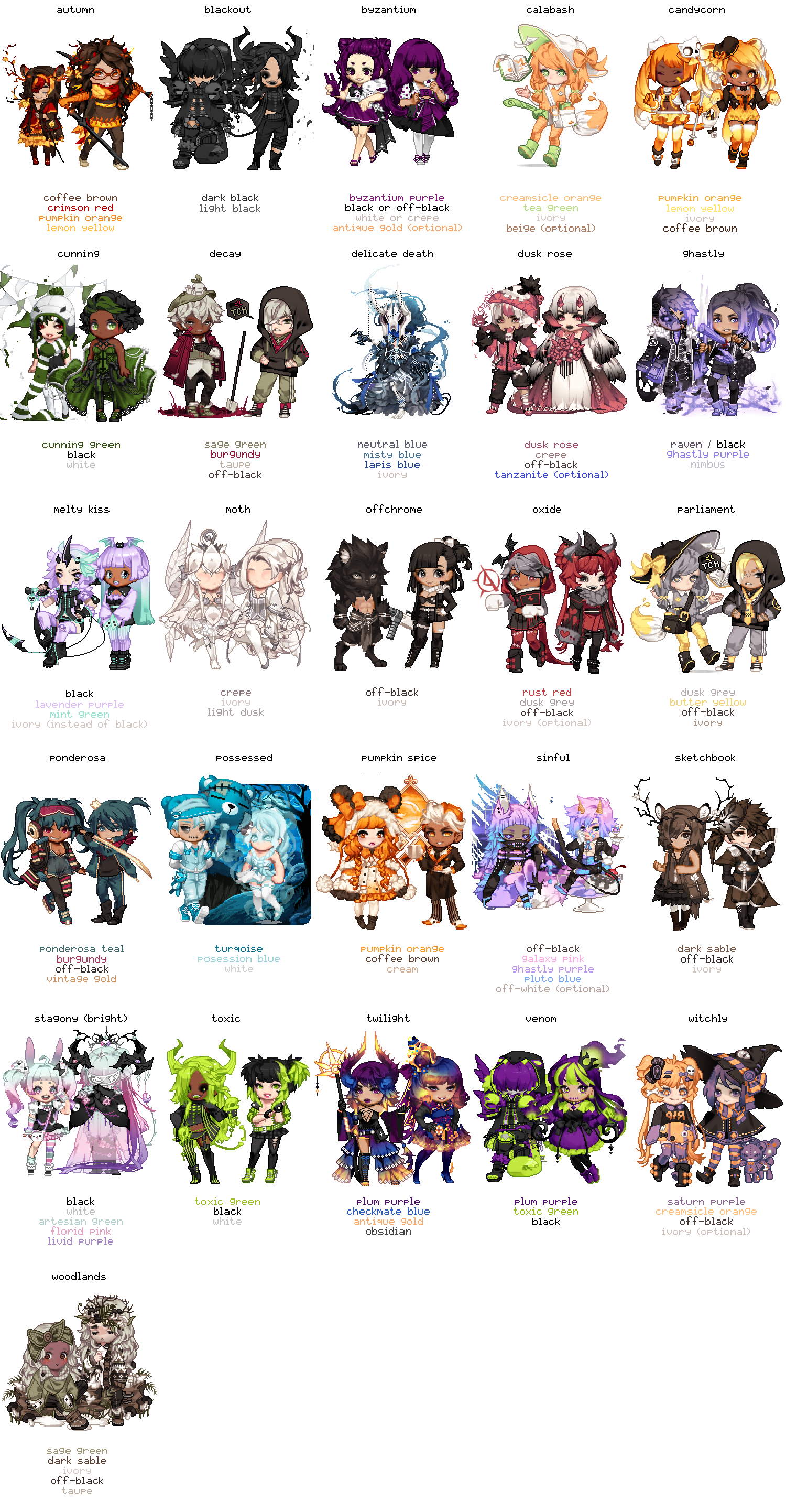 Color Scheme Gaiapedia Fandom