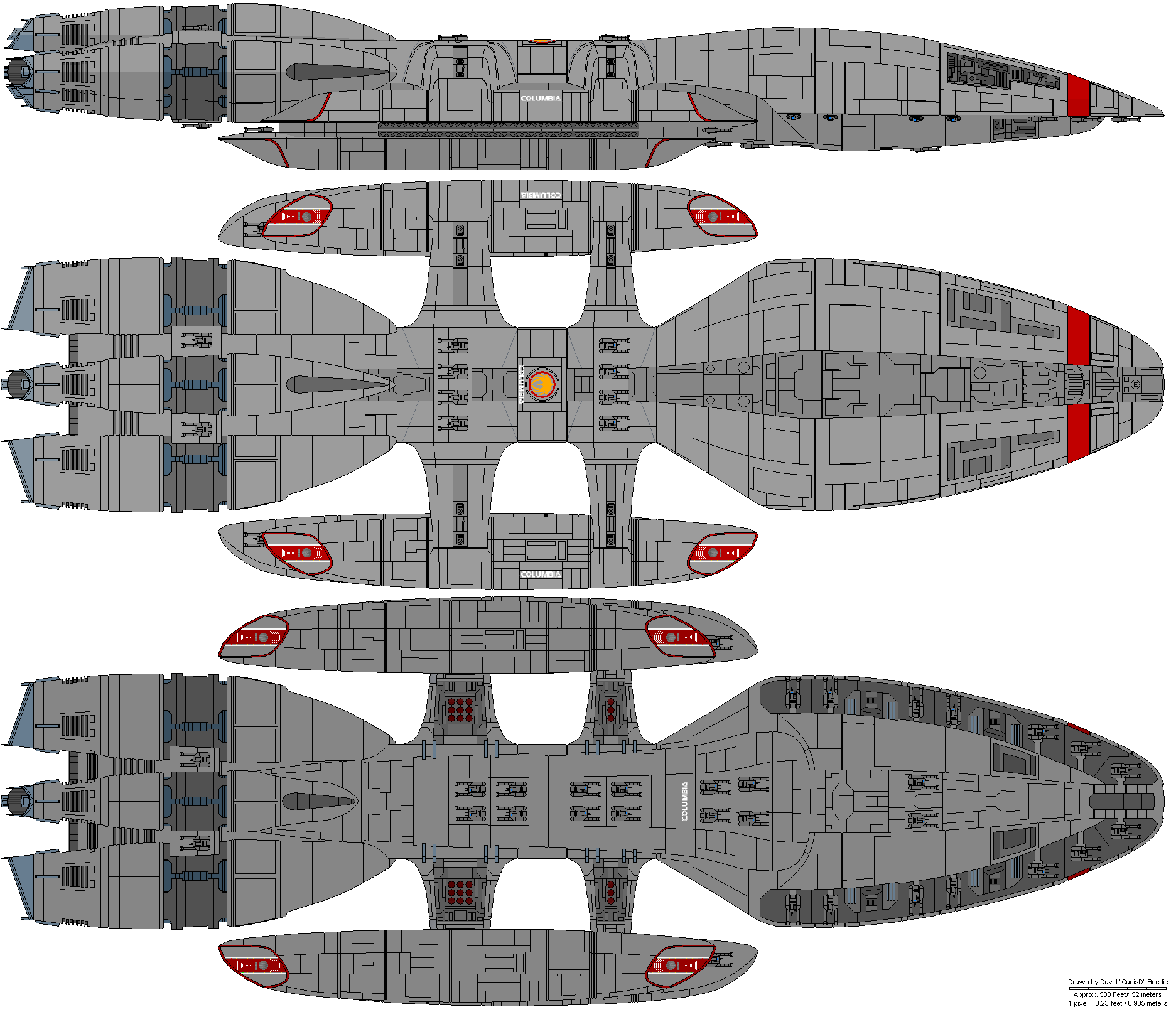 Columbia Class Battlestar D8 Battlestar Galactica Fanon Wiki