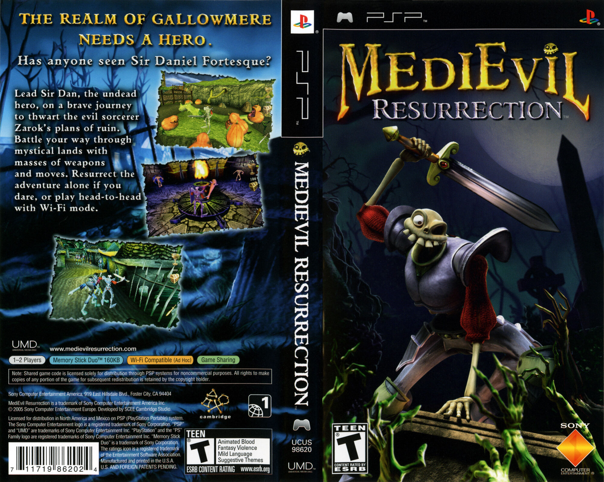Скачать игру на компьютер medievil resurrection