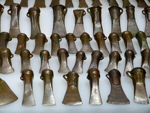 Bronze socketed axes