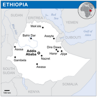 Ethiopia - Location Map