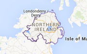 Northern Ireland map