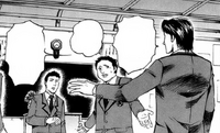 Aoto orders his friends to search