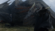 Drogon Daenerys et Jon Snow