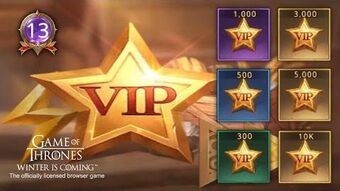 Vip Level Game Of Thrones Winter Is Coming Game Wiki Fandom