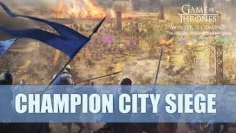 Castle City Siege Game Of Thrones Winter Is Coming Game Wiki Fandom