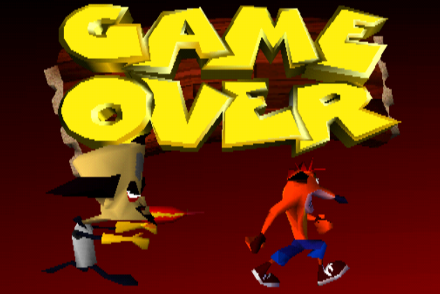 image e3 crash bandicoot demo png game over dex wiki fandom