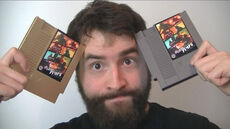 Adam with game society pimps merch