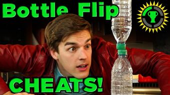 Cheat The Water Bottle Flip Challenge With Science The Game Theorists Wiki Fandom