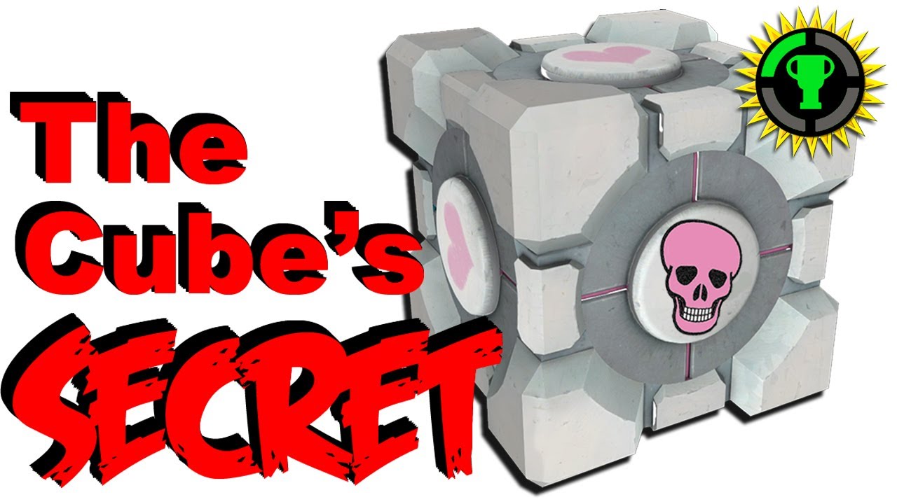 Portal S Companion Cube Has A Dark Secret The Game