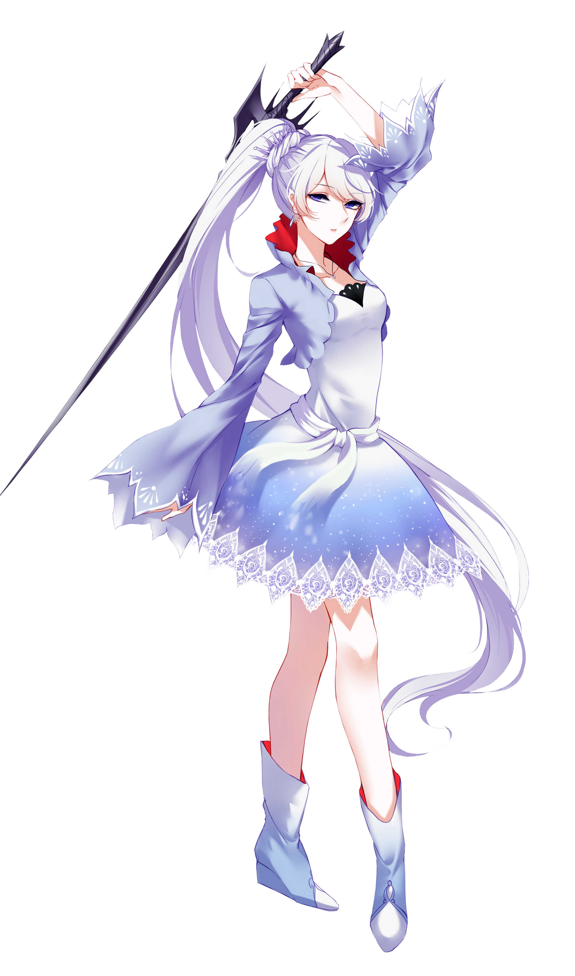 Image Render Rwby Weiss Schnee By Darksideofgraphic Dbmlocopng 