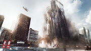 Battlefield 4 - Levolution - Siege of Shanghai - Skyscraper Collapsing