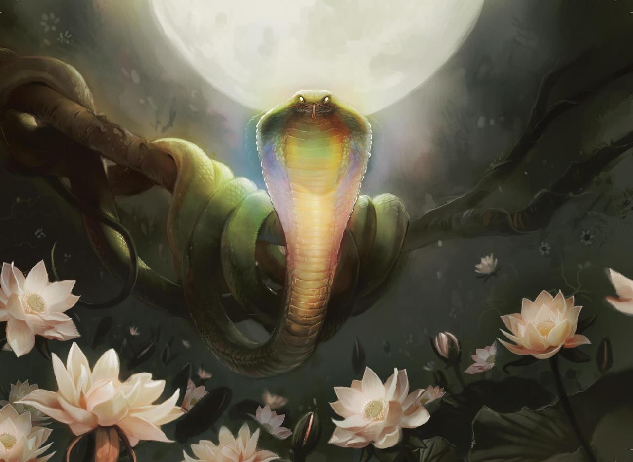 Image result for lotus cobra mtg art