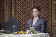Sansa Purple Wedding costume