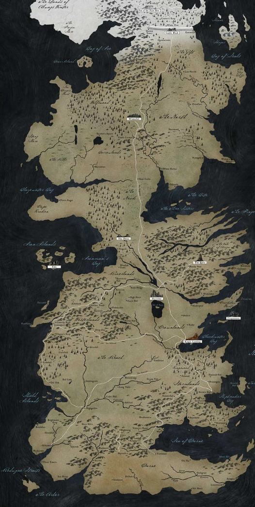 map of the seven kingdoms Seven Kingdoms Game Of Thrones Wiki Fandom