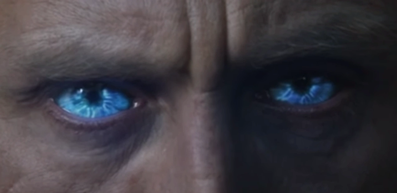 white walker turns baby