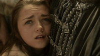 Arya durante a execução de seu pai.