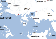 Simplified map of Valyria and Sothoryos