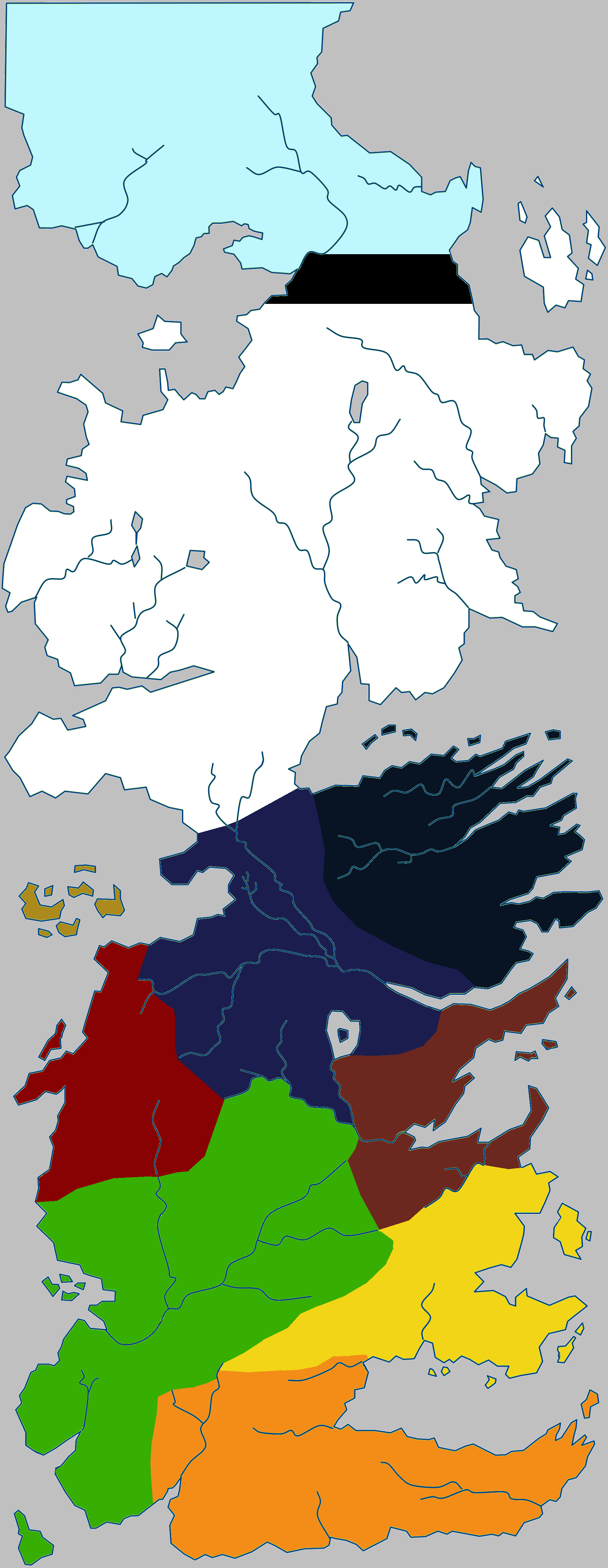 Current Map Of Westeros Maps Of The World