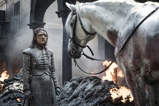 File:Arya & Horse S8 Ep5.jpg