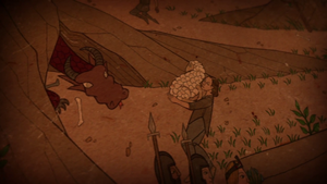 HL5 Nettles tames Sheepstealer manuscript art