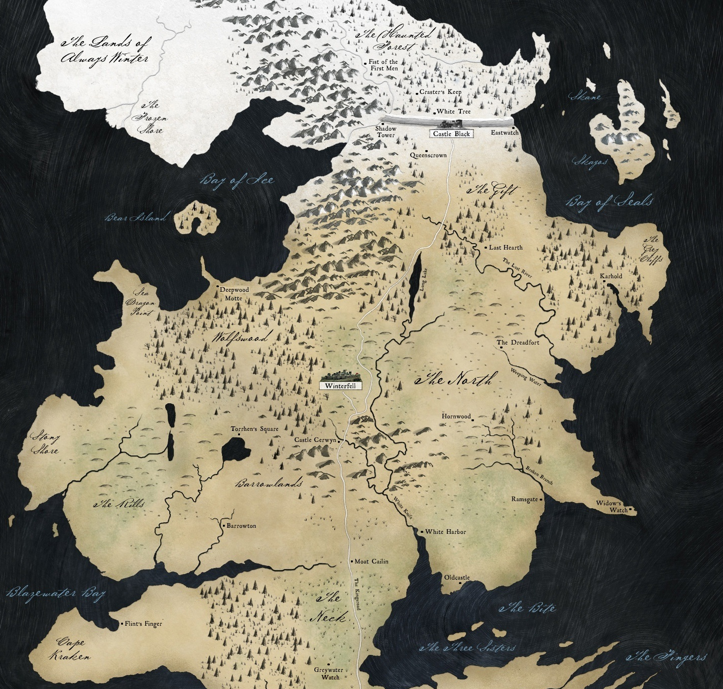 GAME OF THRONES INSPIRED SLATE HOUSE STARK NUMBER PLAQUE