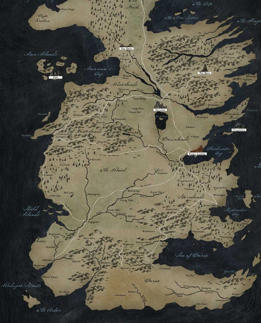 map of the seven kingdoms Seven Kingdoms Game Of Thrones Wiki Fandom