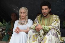 Дейнерис Таргариен и Хиздар зо Лорак 5x07
