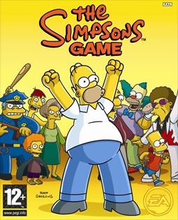 The Simpsons Game XBOX 360 Cover