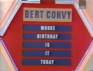 Image - Bert Convy Birthday Puzzle.jpg | Game Shows Wiki | FANDOM