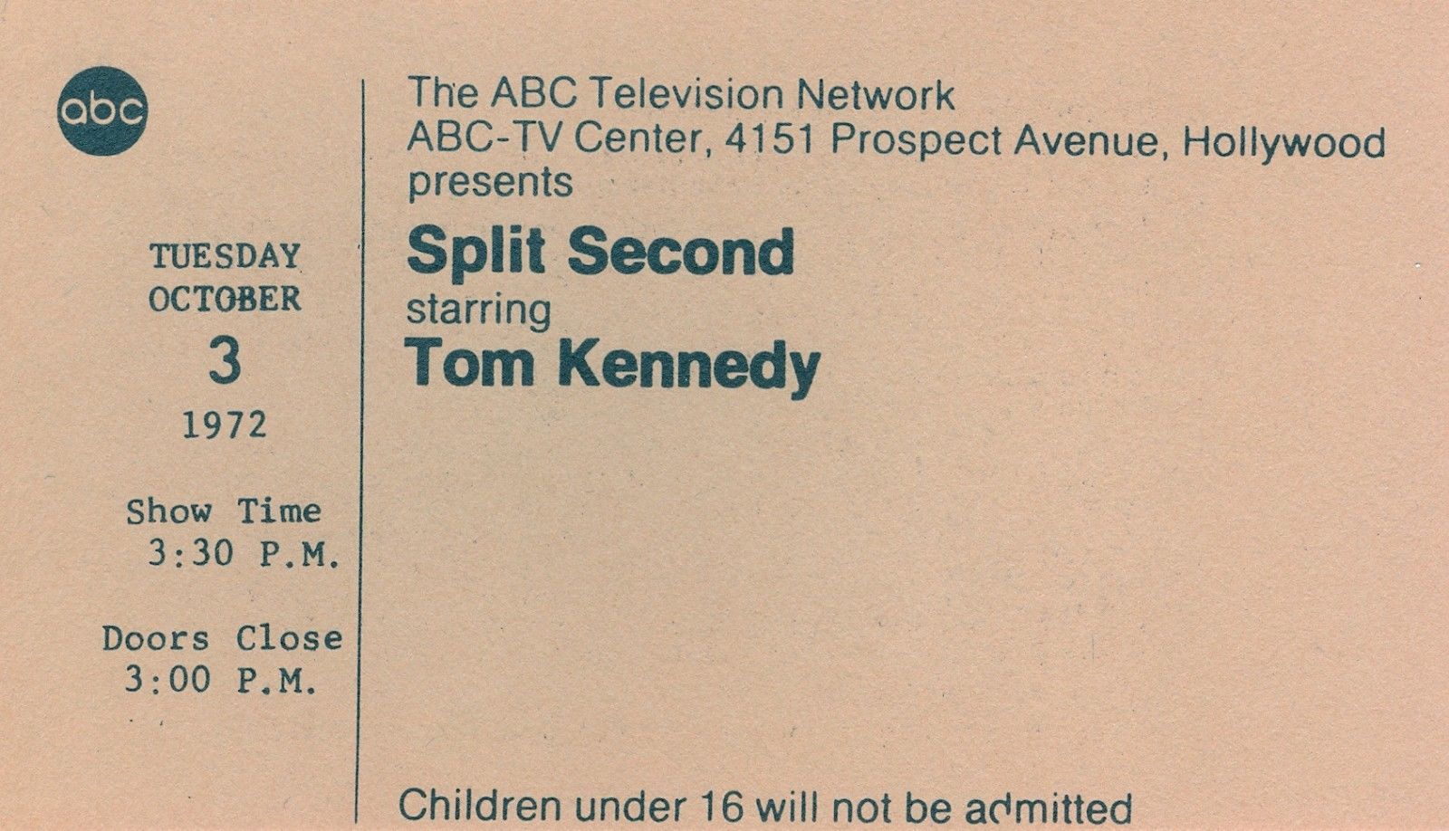 split second 1987