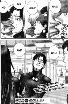 Gantz shapeshifting oni Takeshi