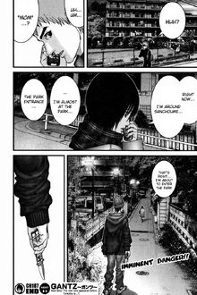 Gantz Tonkotsu stalked by phantom killer