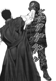 Gantz Daizaemon chokes shion
