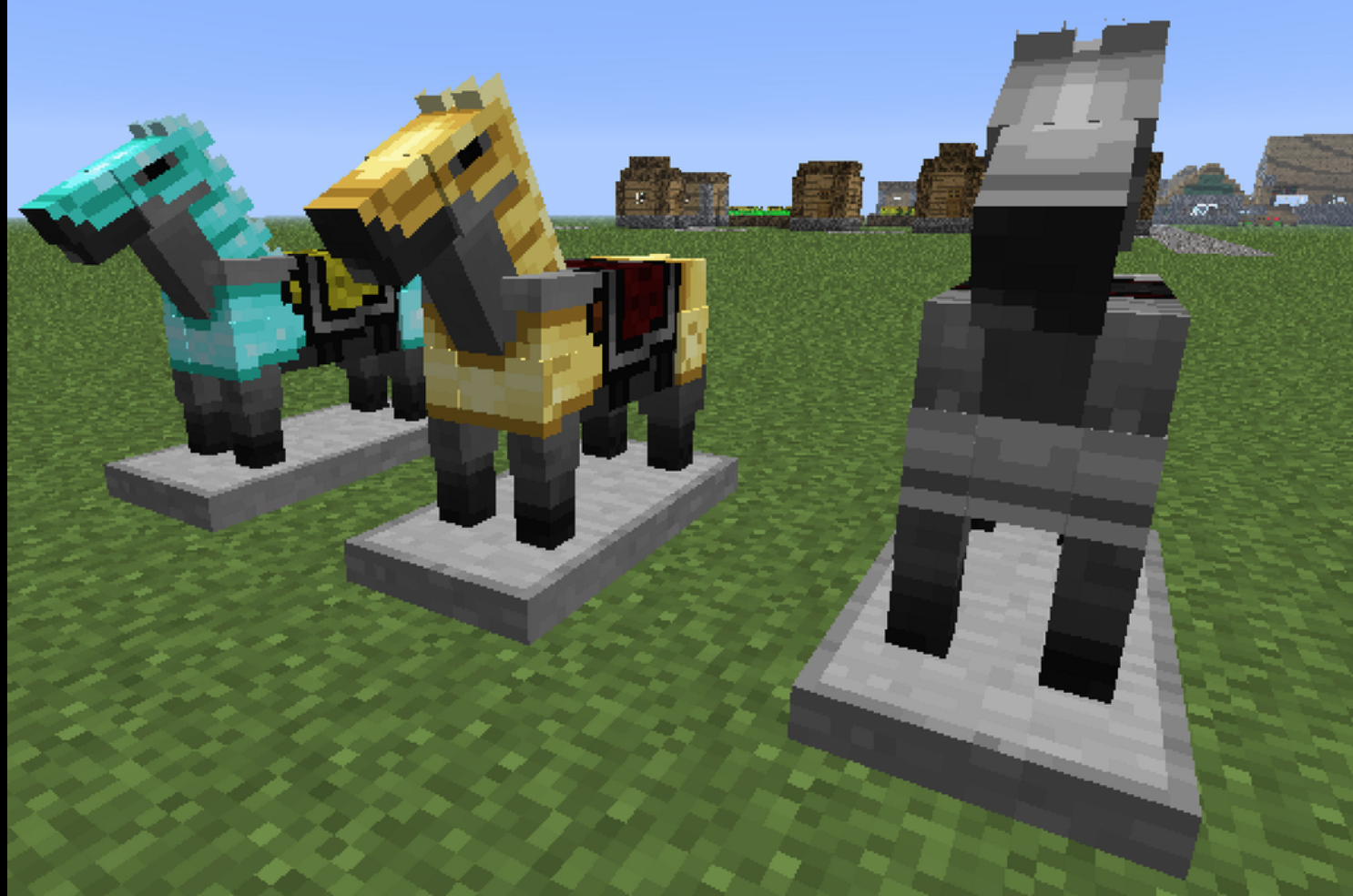 What is the title of this picture ? Horse Armour Stand | Gany's Nether Wiki | Fandom