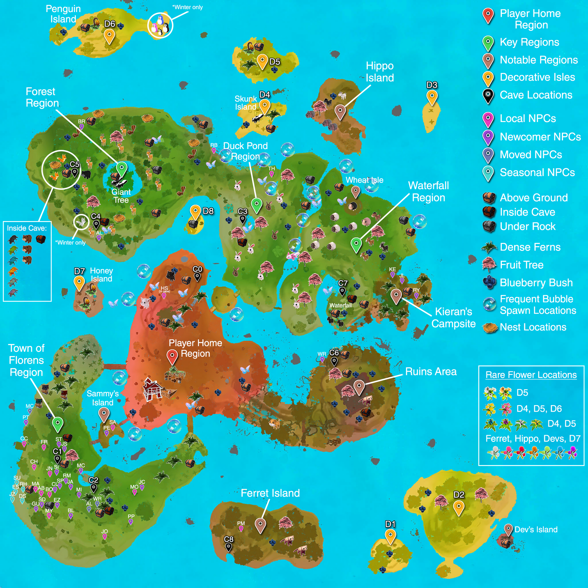 Detailed Map | Garden Paws Wiki | Fandom