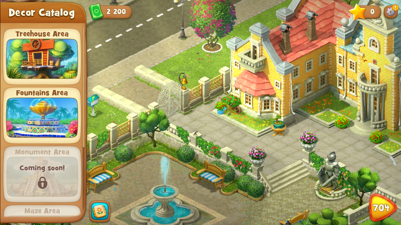 cannot get gardenscapes to open a game