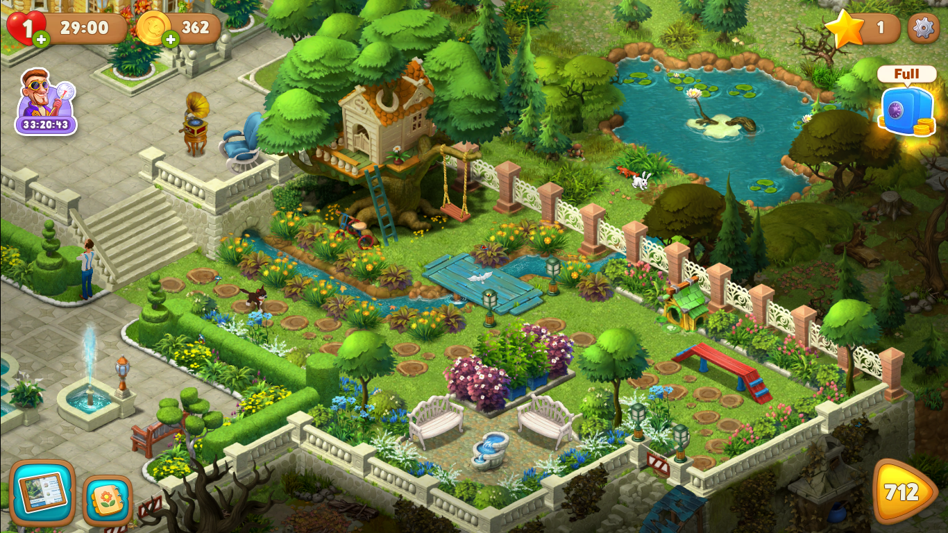 gardenscapes areas in order 2019