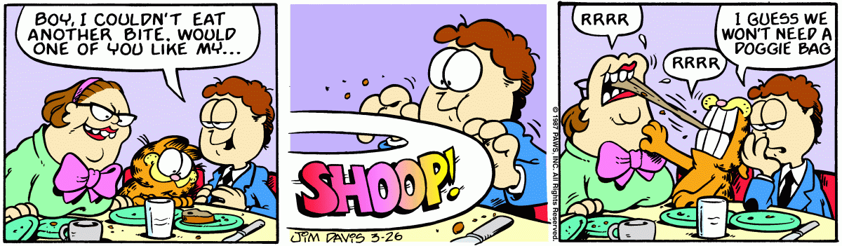 March 26 Garfield Comic Strips Wiki Fandom