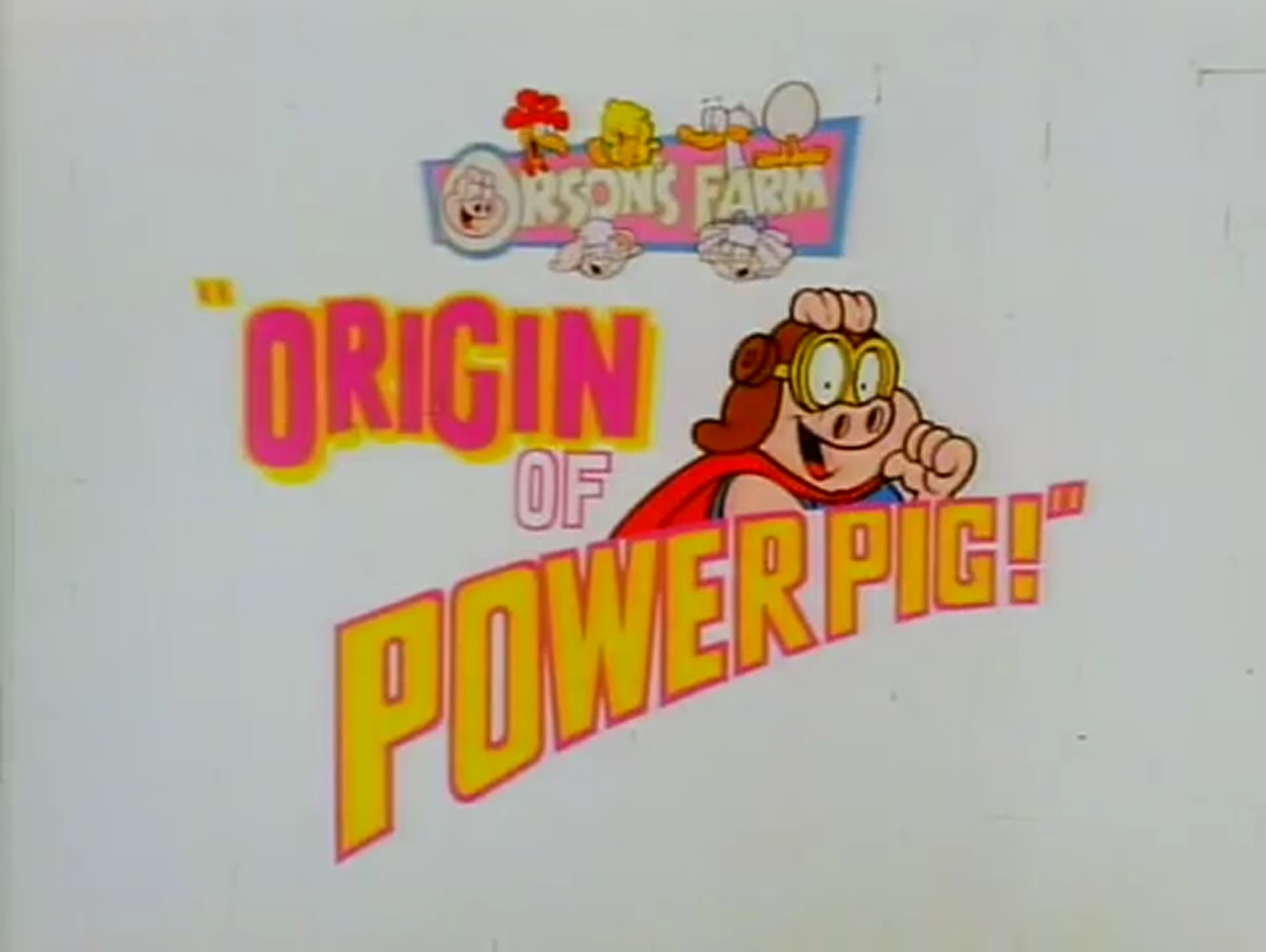 Origin of Power Pig Garfield Wiki Fandom