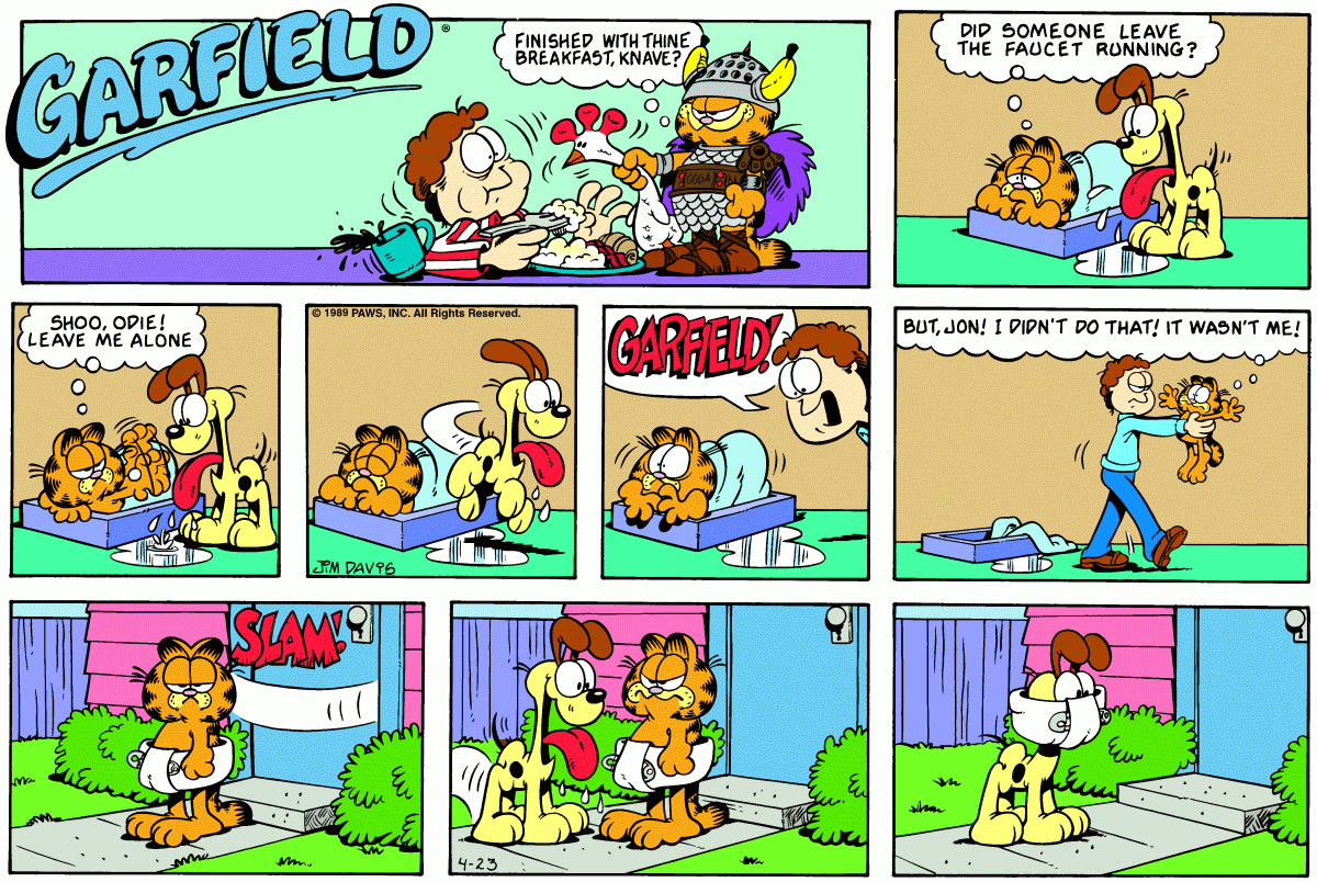 Image - 1989-04-23.gif | Garfield Wiki | FANDOM Powered By Wikia